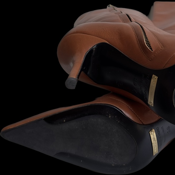 Dolce & Gabbana cognac colour leather knee high boot - Picture 8 of 8